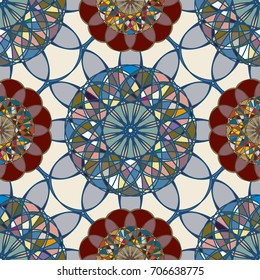 Abstract color seamless pattern for new background.