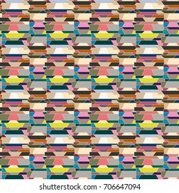 Abstract color seamless pattern for new background.