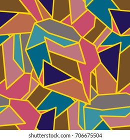Abstract color seamless pattern for new background.