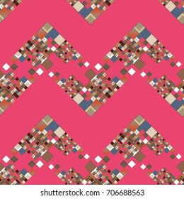 Abstract color seamless pattern for new background.