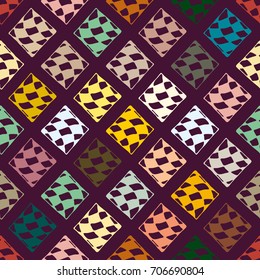 Abstract color seamless pattern for new background.