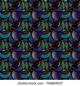 Abstract color seamless pattern for new background.