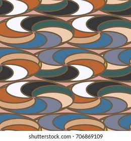 Abstract color seamless pattern for new background.