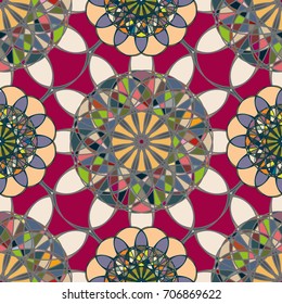 Abstract color seamless pattern for new background.