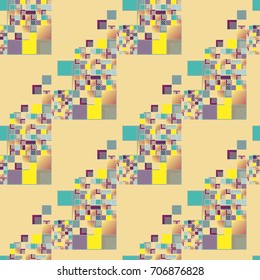 Abstract color seamless pattern for new background.