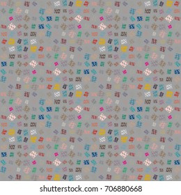 Abstract color seamless pattern for new background.