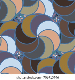 Abstract color seamless pattern for new background.