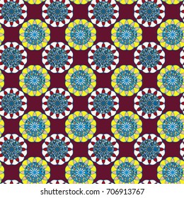 Abstract color seamless pattern for new background.