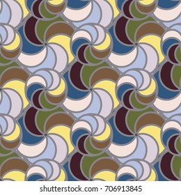 Abstract color seamless pattern for new background.