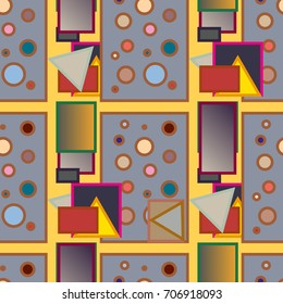 Abstract color seamless pattern for new background.