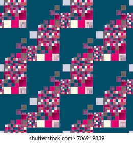 Abstract color seamless pattern for new background.