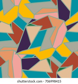 Abstract color seamless pattern for new background.