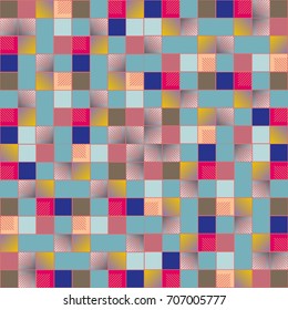 Abstract color seamless pattern for new background.