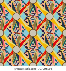 Abstract color seamless pattern for new background.