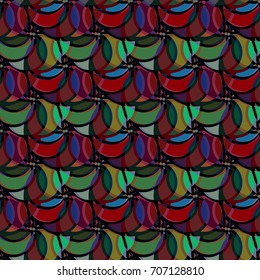 Abstract color seamless pattern for new background.