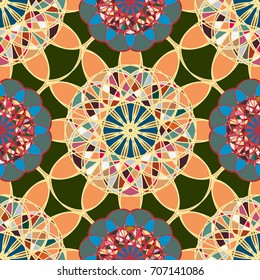 Abstract color seamless pattern for new background.