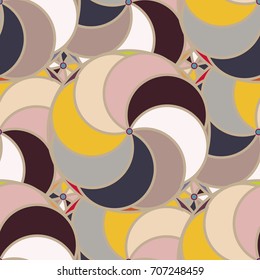 Abstract color seamless pattern for new background.