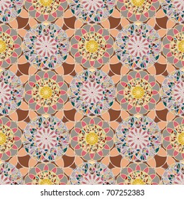 Abstract color seamless pattern for new background.