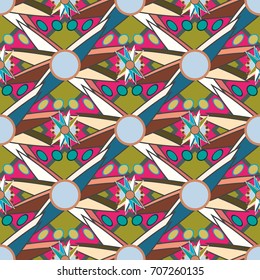 Abstract color seamless pattern for new background.