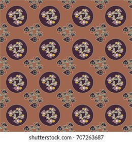 Abstract color seamless pattern for new background.