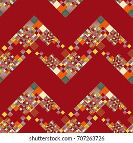 Abstract color seamless pattern for new background.