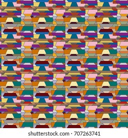 Abstract color seamless pattern for new background.