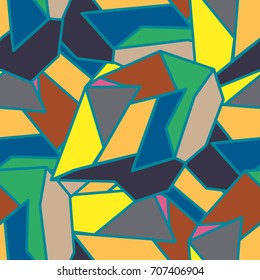 Abstract color seamless pattern for new background.