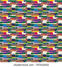 Abstract color seamless pattern for new background.
