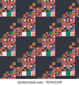 Abstract color seamless pattern for new background.