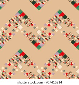 Abstract color seamless pattern for new background.