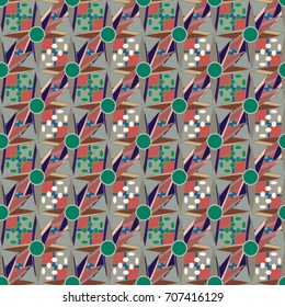 Abstract color seamless pattern for new background.