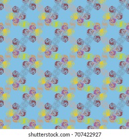 Abstract color seamless pattern for new background.