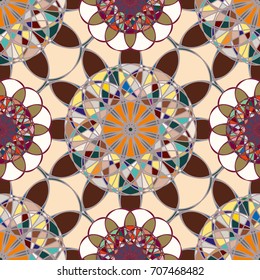 Abstract color seamless pattern for new background.