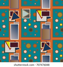 Abstract color seamless pattern for new background.