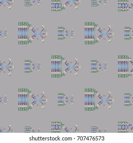 Abstract color seamless pattern for new background.