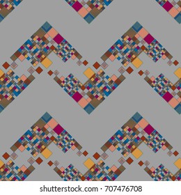 Abstract color seamless pattern for new background.