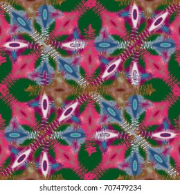 Abstract color seamless pattern for new background.