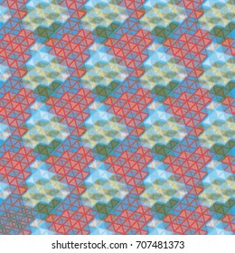 Abstract color seamless pattern for new background.