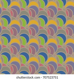 Abstract color seamless pattern for new background.