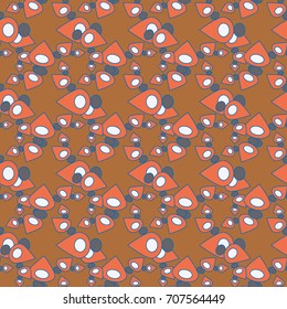 Abstract color seamless pattern for new background.