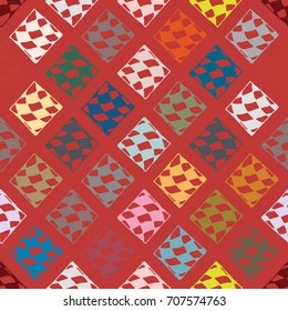 Abstract color seamless pattern for new background.