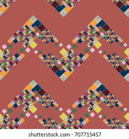 Abstract color seamless pattern for new background.