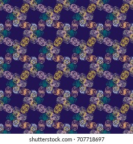 Abstract color seamless pattern for new background.