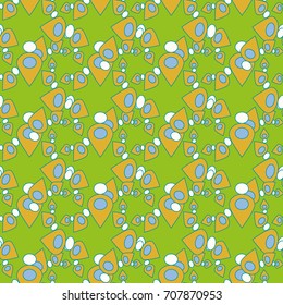 Abstract color seamless pattern for new background.