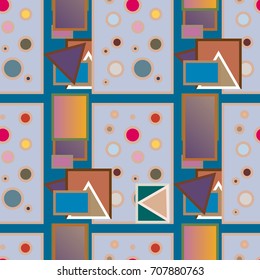 Abstract color seamless pattern for new background.