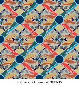 Abstract color seamless pattern for new background.