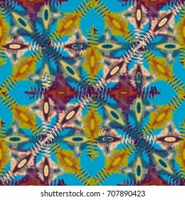 Abstract color seamless pattern for new background.