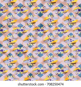 Abstract color seamless pattern for new background.