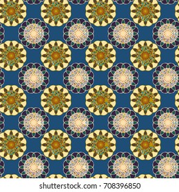 Abstract color seamless pattern for new background.