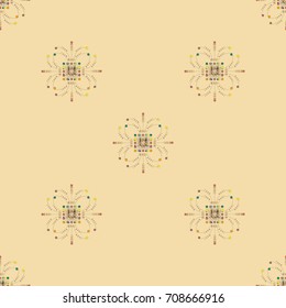 Abstract color seamless pattern for new background.